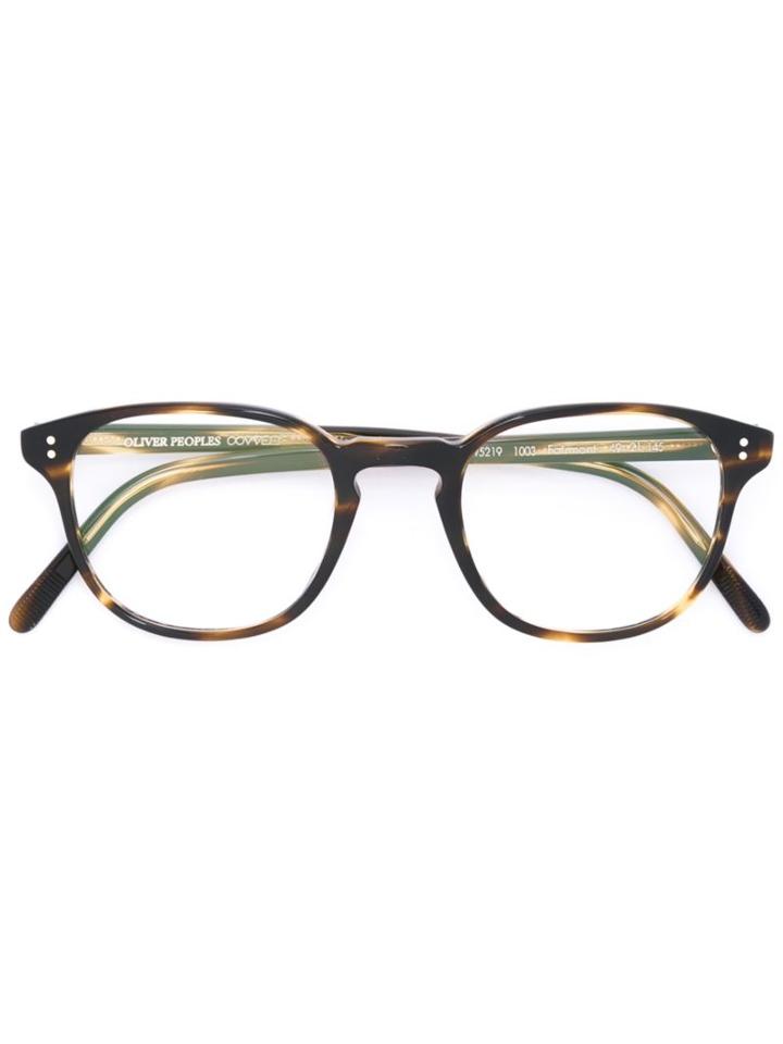 Oliver Peoples Fairmont Glasses, Brown, Acetate