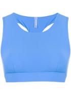 No Ka' Oi Sports Cropped Top - Blue