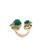 Stephen Webster 'crystal Haze' Emerald And Diamond Ring