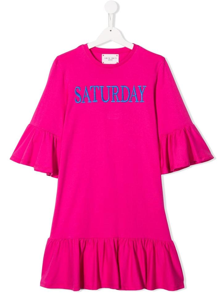 Alberta Ferretti Kids Teen Saturday Dress - Pink
