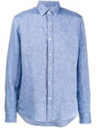 Michael Michael Kors Long-sleeve Fitted Shirt - Blue