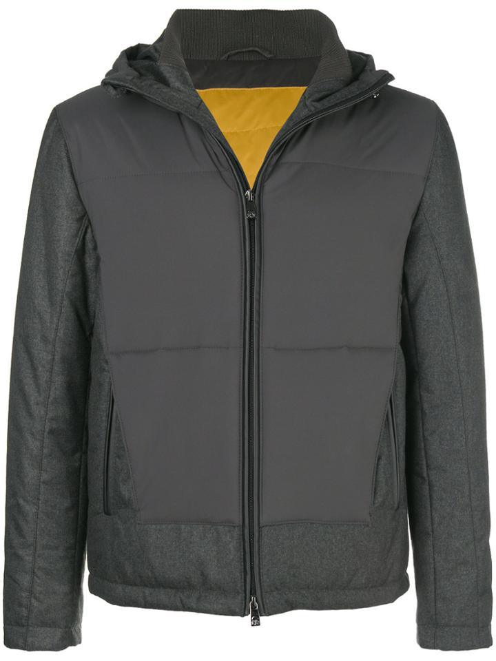 Corneliani Zipped Fitted Jacket - Green