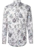 Etro Floral Print Shirt, Men's, Size: 40, Cotton