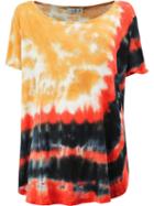Faith Connexion Tie-dye Print T-shirt, Women's, Size: Xs, Linen/flax