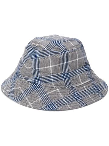 Band Of Outsiders Check Bucket Hat - Grey