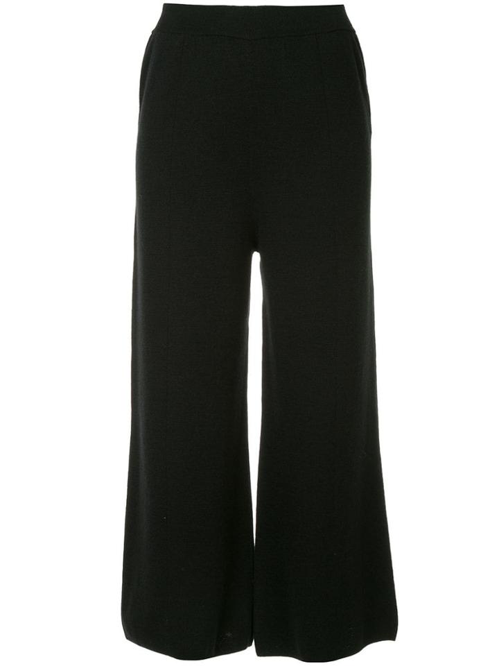 G.v.g.v. Milano Ribbed Bow Knot Trousers - Black