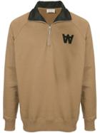 Wood Wood High Neck Sweatshirt - Brown