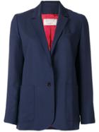 Maison Kitsuné Plain Patched Pocket Jacket - Blue