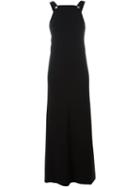 T By Alexander Wang Dungaree Style Maxi Dress