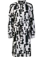 Lanvin Pre-owned 2000's Geometric Pattern Dress - Black