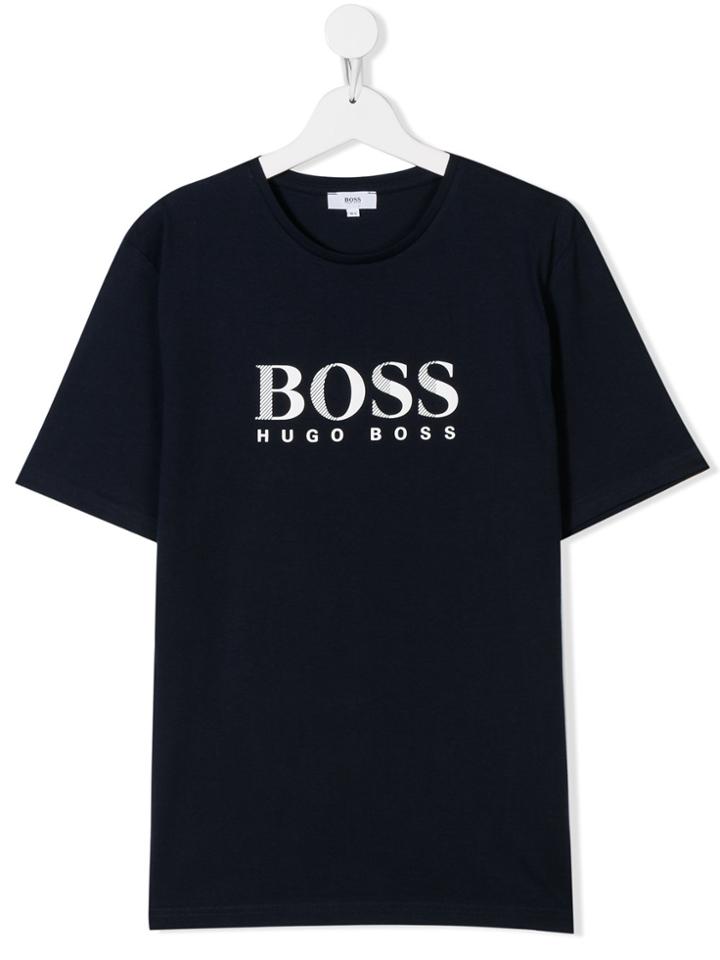 Boss Kids Logo T-shirt - Blue