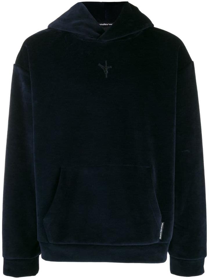 Alexander Wang Velour Hoodie - Blue