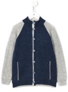 Cashmirino High Neck Knitted Cardigan, Boy's, Size: 6 Yrs, Blue