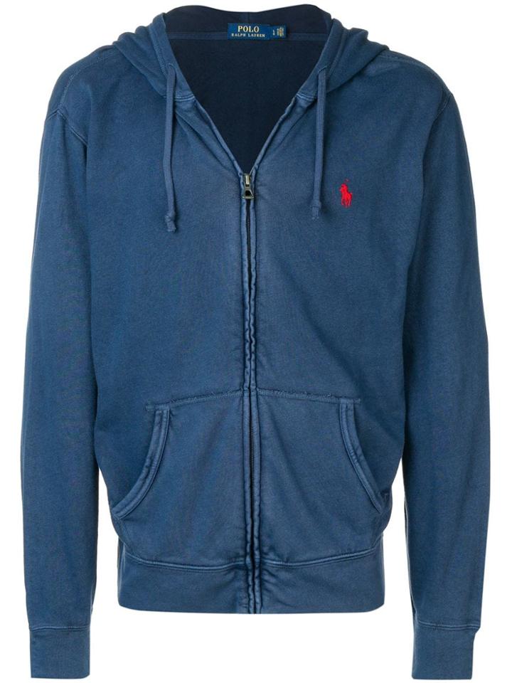 Ralph Lauren Zipped Hoodie - Blue