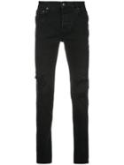Ksubi Distressed Slim-fit Jeans - Black