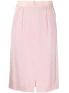 Louis Feraud Pre-owned 1980's Knee-length Straight Skirt - Pink