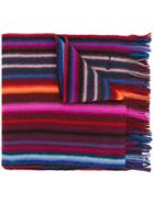 Paul Smith Striped Knit Scarf - Multicolour