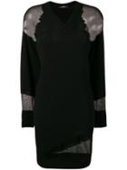 Diesel See-through Inserts Dress - Black