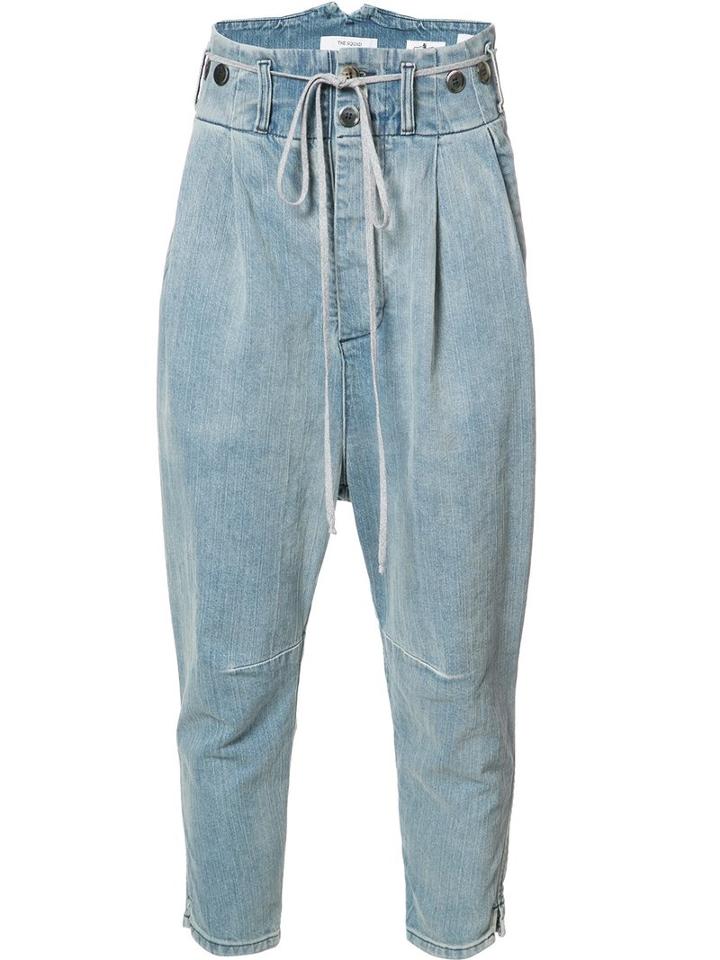 The Squad Drop Crotch Jeans, Men's, Size: 28, Blue, Cotton