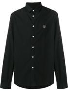 Kenzo Logo Long-sleeve Shirt - Black