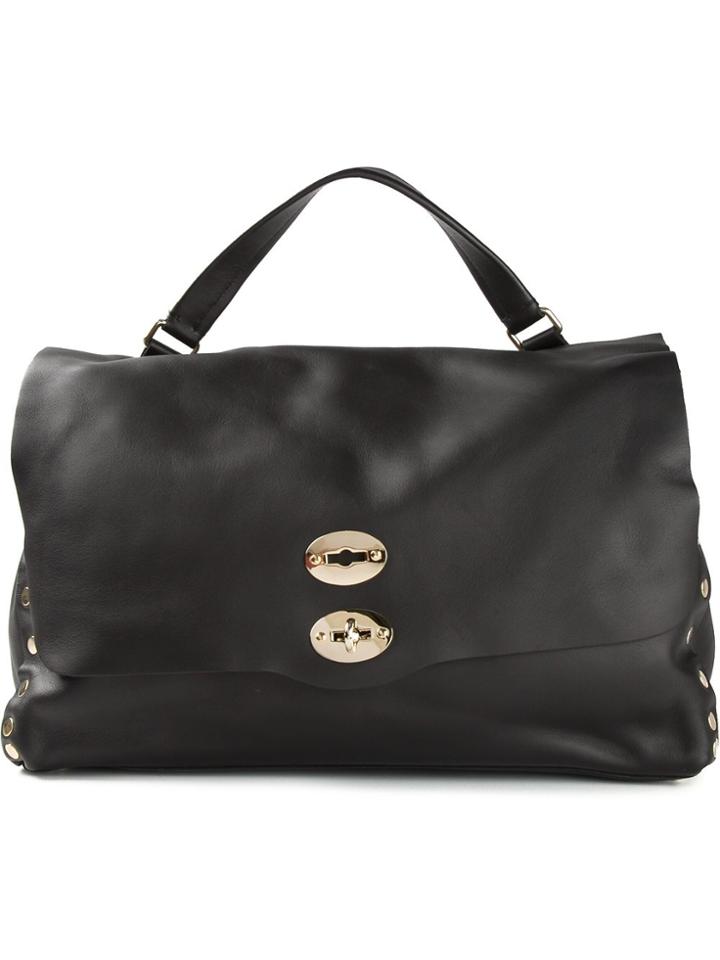 Zanellato Medium 'postina' Satchel - Black