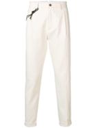 Berwich Tapered Trousers - White