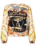 Moschino Fresco Print Sweatshirt - Yellow & Orange