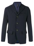 Canali - Buttoned Jacket - Men - Cotton/polyester - 56, Blue, Cotton/polyester