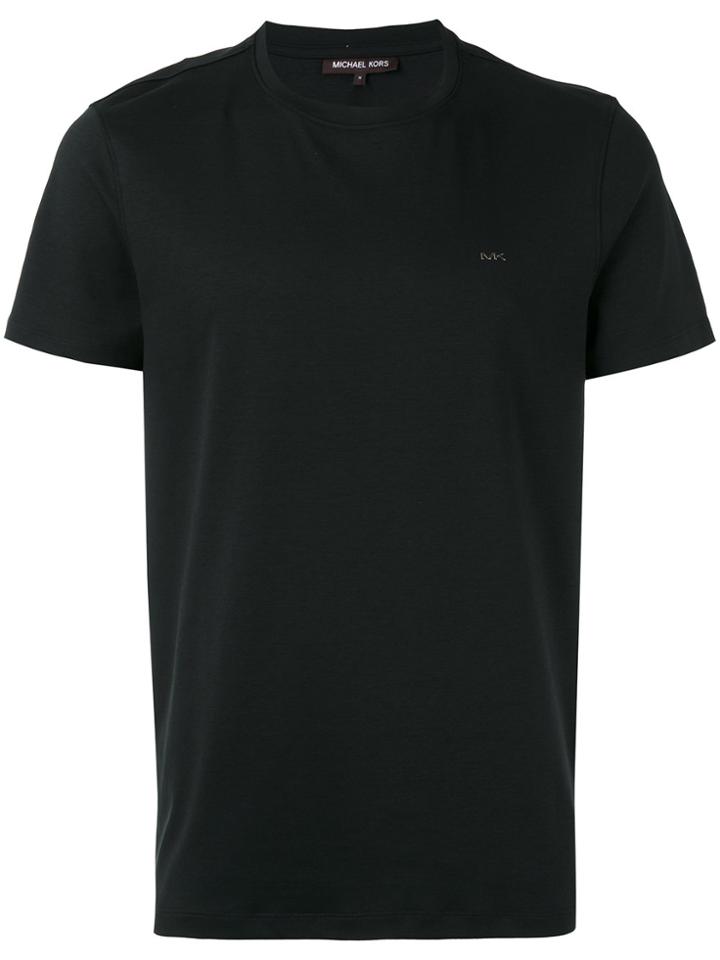 Michael Kors Collection Logo Stud T-shirt - Black