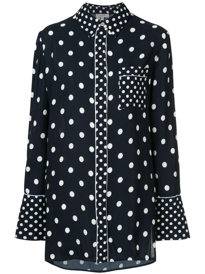 Layeur Button Down Blouse - Black
