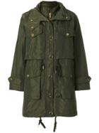 Michael Michael Kors Metallic Button Coat - Green