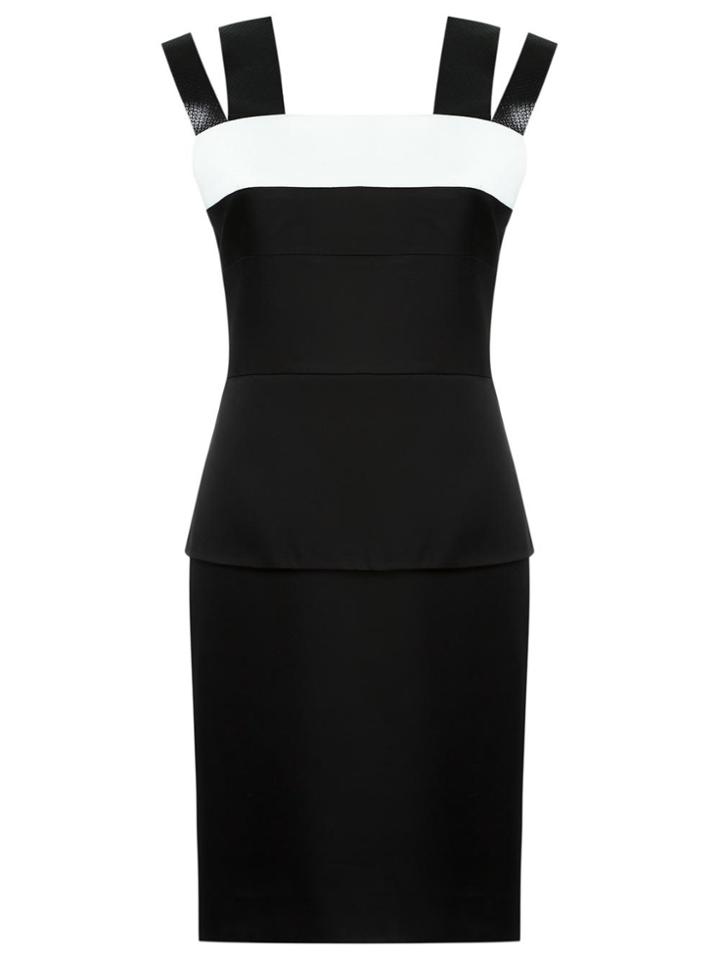 Gloria Coelho Panelled Dress - Black