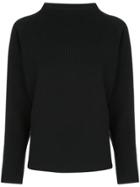 Des Prés Ribbed Knit Sweater - Black