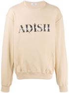 Adish Logo Print Sweatshirt - Neutrals
