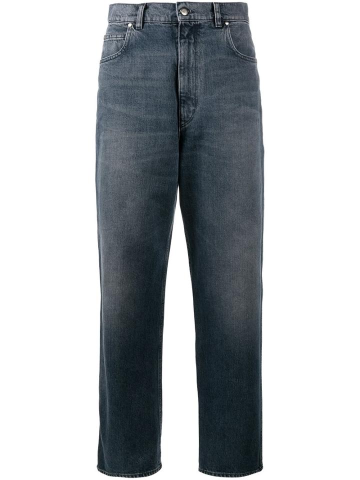 Golden Goose Deluxe Brand Cropped Boyfriend Jeans, Women's, Size: 24, Blue, Cotton