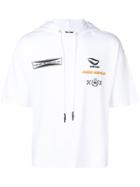 Mcq Alexander Mcqueen Logo Patch Hooded T-shirt - White