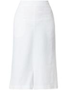 Stella Mccartney 'kyle' Culottes, Women's, Size: 38, White, Linen/flax/spandex/elastane/viscose
