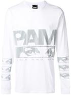 Pam Perks And Mini Aiden Graphic Print Logo Top - White