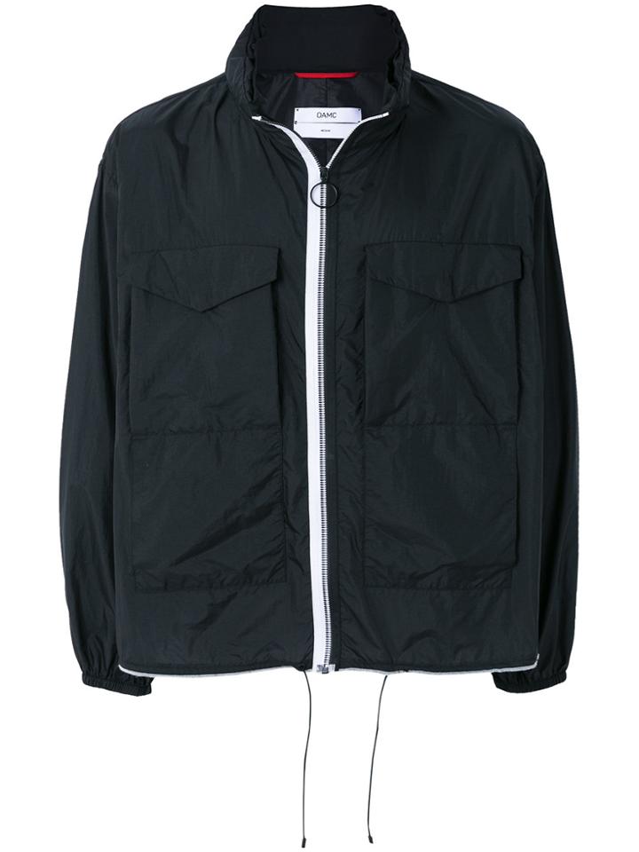 Oamc Lightweight Windbreaker Jacket - Black