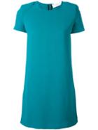 Gianluca Capannolo - Plain Shift Dress - Women - Nylon/acetate/viscose - 42, Women's, Green, Nylon/acetate/viscose