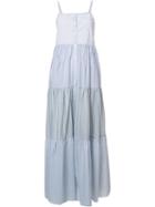 Sea Pleated Dress, Women's, Size: 4, White, Cotton