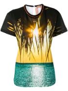 Nº21 Beach Print T-shirt - Black
