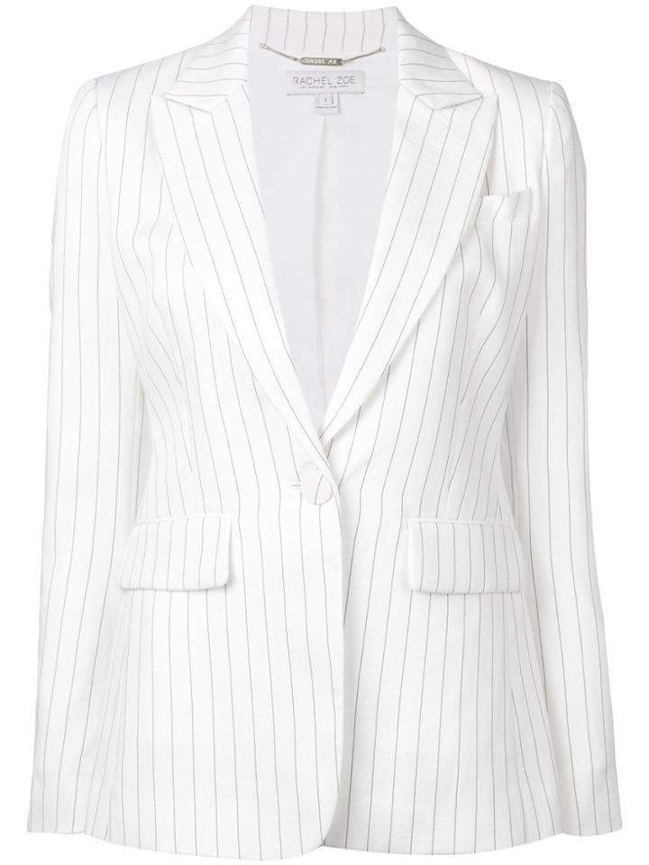 Rachel Zoe Pinstripe Blazer - White
