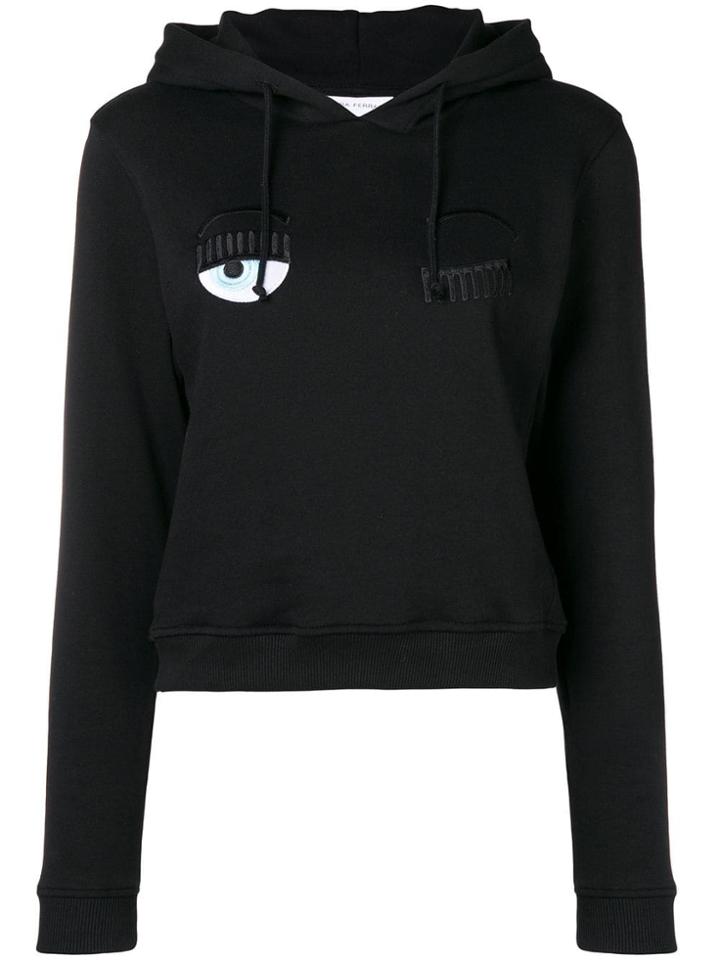 Chiara Ferragni Hooded Sweatshirt - Black