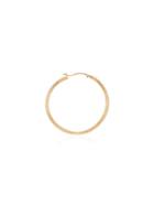Foundrae 18kt Yellow Gold Diamond Hoop Earrings