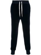 Ami Alexandre Mattiussi Ami Paris Velvet Trackpants - Blue
