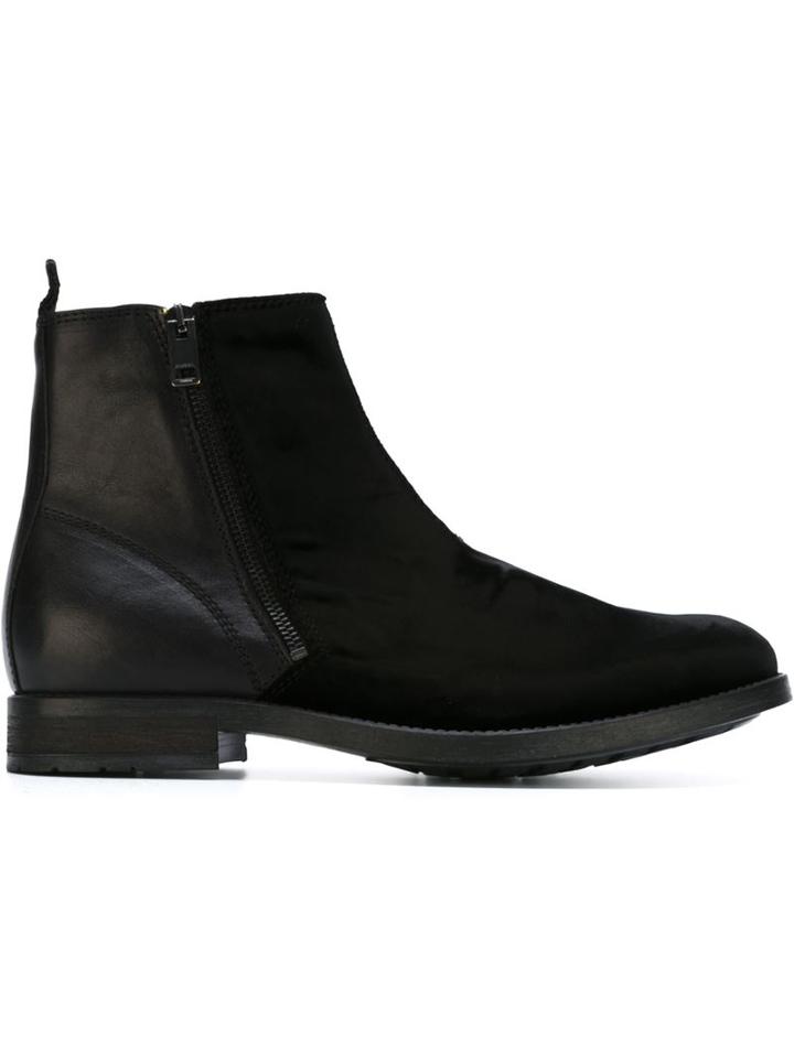 Diesel Panelled Ankle Boots
