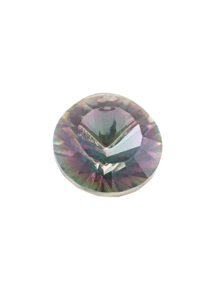 E.m. Quartz Single Earring - Silver
