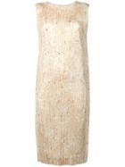 Pleats Please By Issey Miyake Pleated Midi Dress - Neutrals