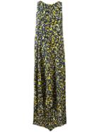 Cédric Charlier Draped Asymmetric Dress, Women's, Size: 44, Blue, Silk